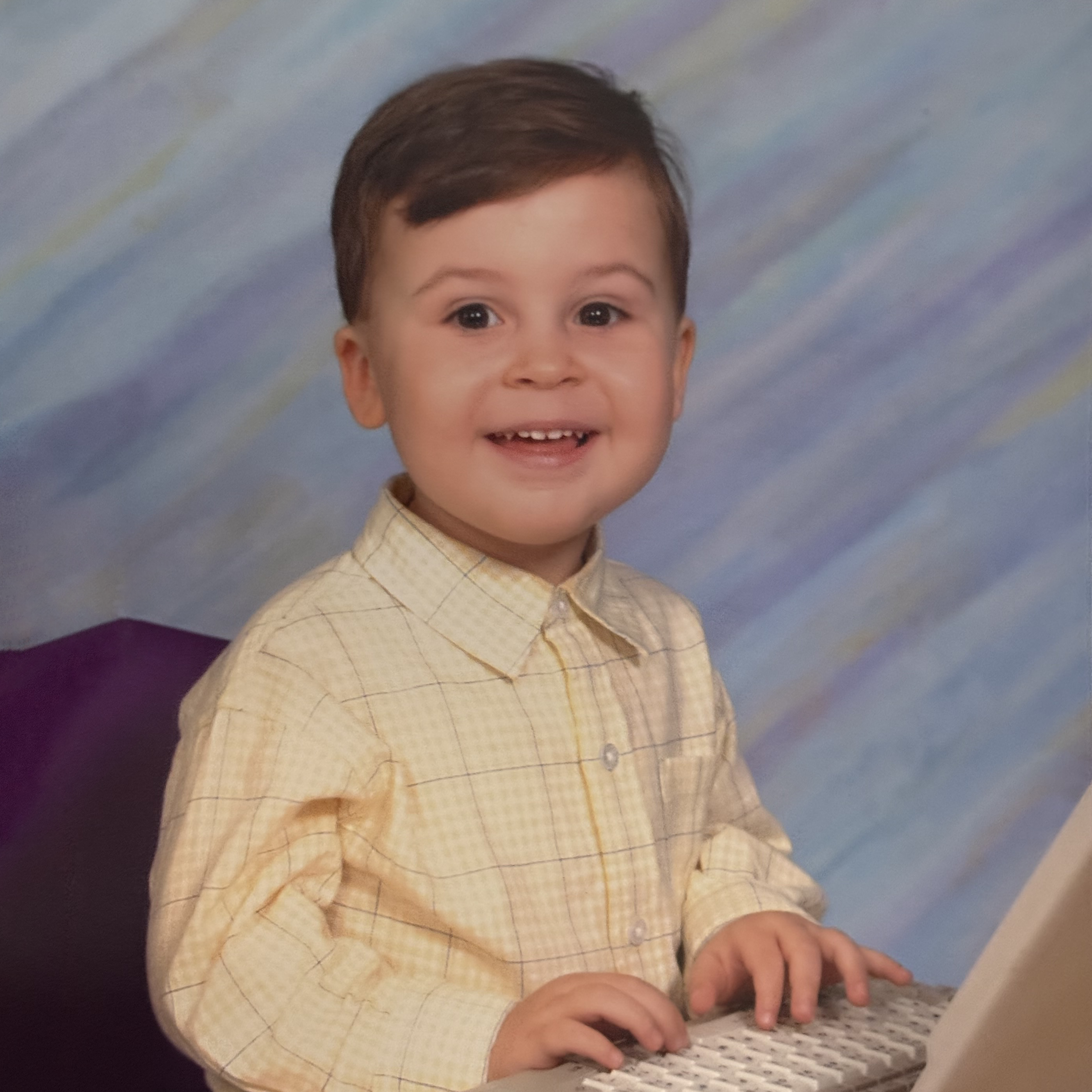 Daniel Monteagudo as a toddler